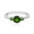 Russian Diopside Silver Ring