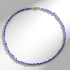 Collana in argento con Tanzanite