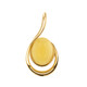 Ciondolo in argento con Ambra Milky Baltica (dagen)