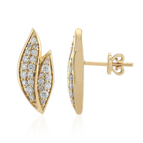 14K SI1 (G) Diamond Gold Earrings (Annette)