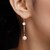 Pendientes en plata con Zircón (KM by Juwelo)