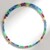 Collana rigida in acciaio con Acquamarina Brasiliana (Riya)