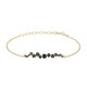Black Sapphire Silver Bracelet