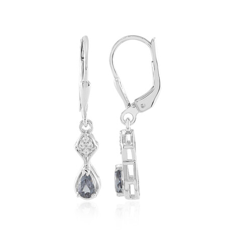 Orecchini in argento con Granato Cangiante del Madagascar