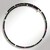 Collana rigida in acciaio con Diopside Russo (Riya)