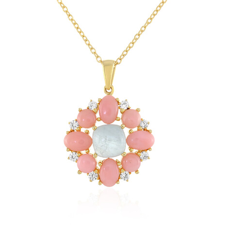 Collana in argento con Acquamarina