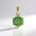 Pendentif en argent et Tsavorite de Lemshuku
