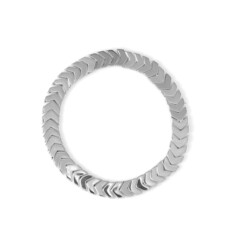 Brazalete con Diamante plateados