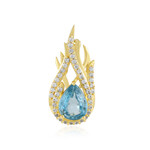 Ciondolo in argento con Zircone Ratanakiri (Adela Silber)