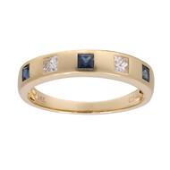 Blauer Ceylon-Saphir-Goldring (CIRARI)