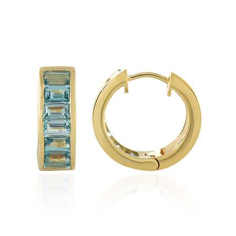 Pendientes en plata con Zircón de Ratanak Kirí