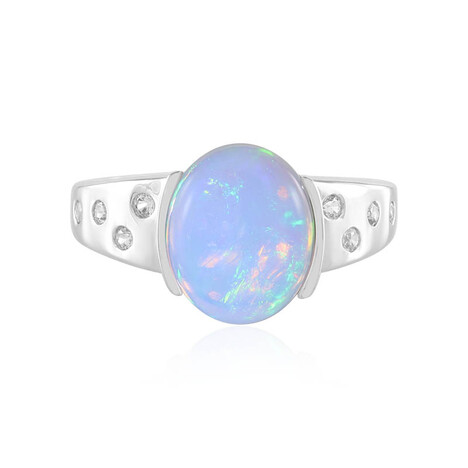 Welo Opal Silver Ring