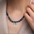 Lapis Lazuli Silver Necklace (Adela Silber)
