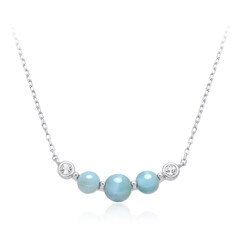 Larimar-Silbercollier