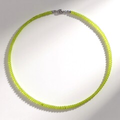 Collana in argento con Peridoto