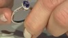 Bague en or et Tanzanite AAA