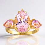 Anello in argento con Kunzite
