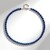 Collana in argento con Ematite Blu Royal