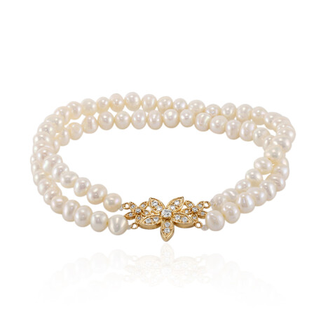 Bracciale in argento con Perla di Acqua Dolce