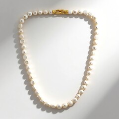 Collana in argento con Perla d'Acqua Dolce Bianca (TPC)