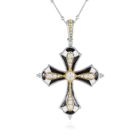 Zircon Silver Necklace (Dallas Prince Designs)