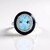 Anello in argento con Topazio Blu Svizzero