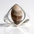 Anello in argento con Pietra Focaia (dagen)