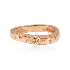 Anello in oro con Diamante Rose de France SI1 di Argyle