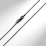 925er Silber-Ankerkette - 2,27 g - 50 cm - rutheniert