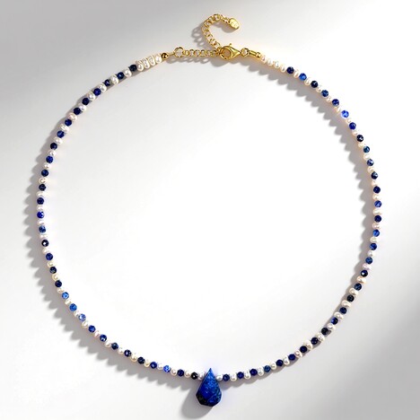 Collana in argento con Lapislazzuli