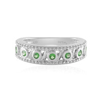 Tanzanian Tsavorite Silver Ring