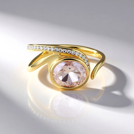 Anello in oro con Kunzite Patroke (de Melo Gold)