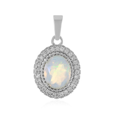 Ciondolo in argento con Opale di Welo