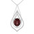 Collier en or et Zircon rouge (de Melo)