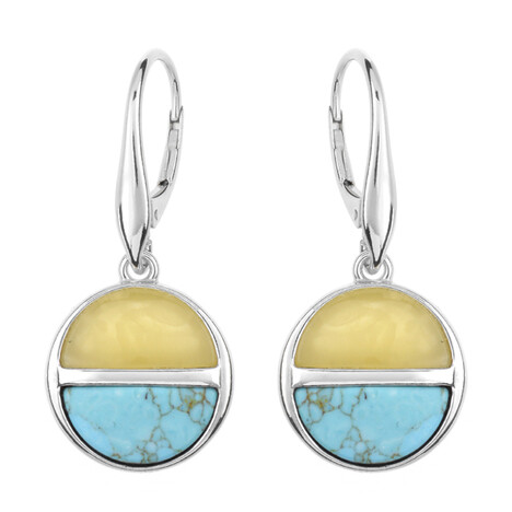 Orecchini in argento con Turchese (dagen)