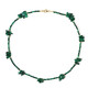 Collana in argento con Malachite