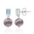 Pendientes en plata con Perla Freshwater (TPC)
