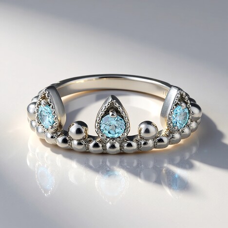 Bague en argent et Zircon de Ratanakiri