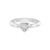 Bague en argent et Diamant I3 (J)