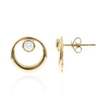 Pendientes en oro con Diamante SI1 (H) (CIRARI)