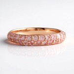 Anello in argento con Tormalina Rosa Nigeriana