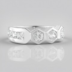 Anello in argento con Zircone (de Melo Essence)