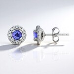 Orecchini in argento con Tanzanite
