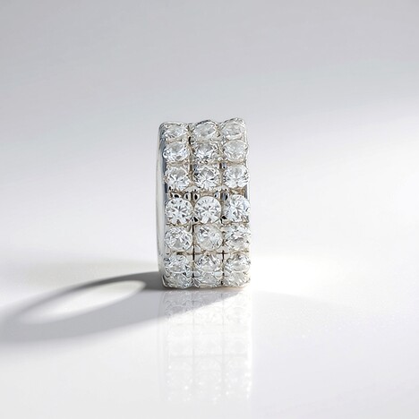 Ciondolo in argento con Zircone (MONOSONO COLLECTION)