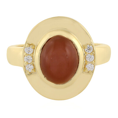 Zilveren ring met een Kangeyam Maansteen