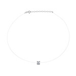 Collana in argento con Topazio Bianco (Adela Silber)