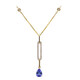 Collier en or et Tanzanite AAA (CIRARI)