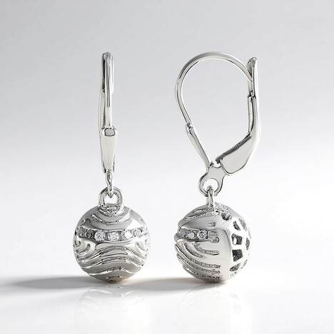 Orecchini in argento con Zircone (SAELOCANA)