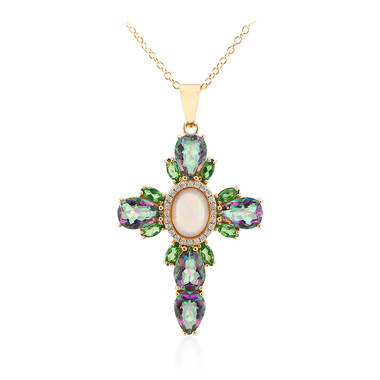 Welo-Opal-Silberhalskette