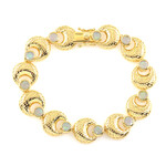 Bracciale in argento con Opale di Welo (Ornaments by de Melo)